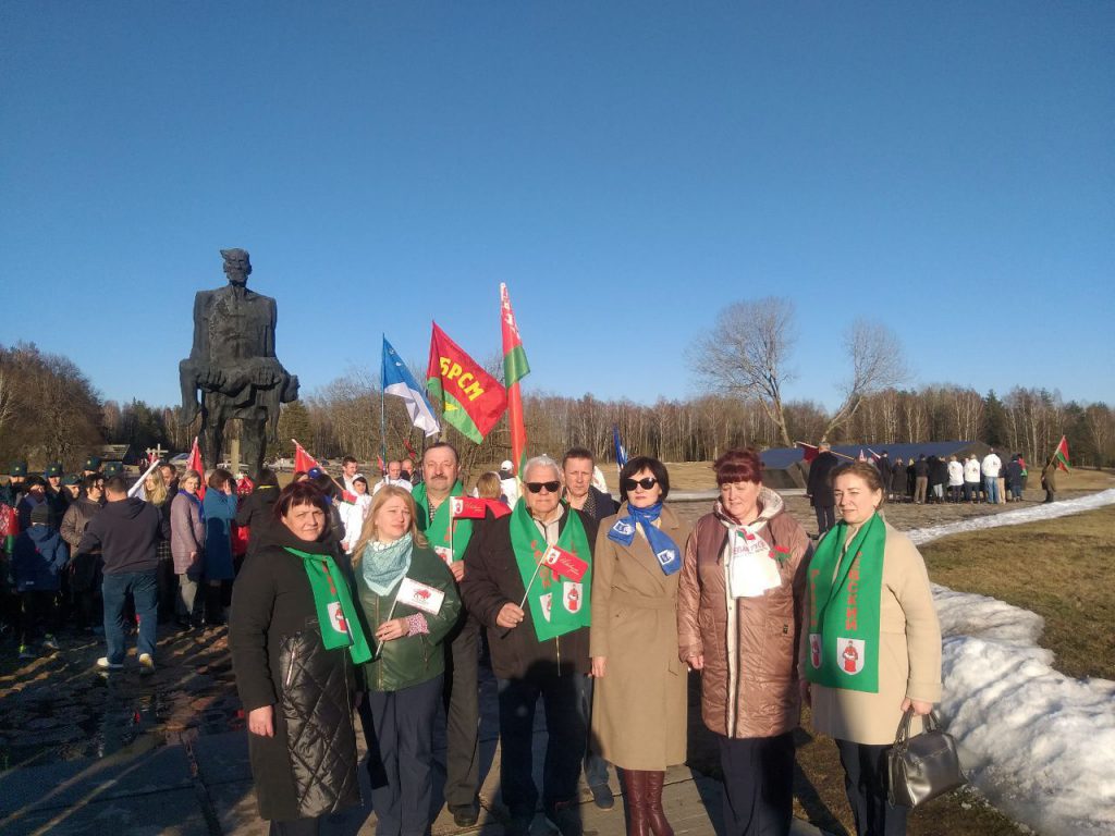 Участники районной автоэкспедиции «Сумны набат Хатыні» присоединились к  республиканскому автопробегу «За единую Беларусь!» | ВЕТЕРАНЫ ГРОДНЕНЩИНЫ